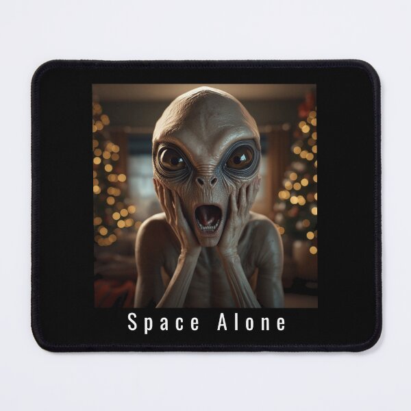 Item preview, Space Alone Alien Christmas Design – Funny Holiday Sci-Fi Art designed and sold by Art-NestEG.