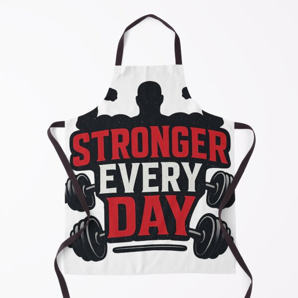 Item preview, “Stronger Everyday – Daily Gym Motivation T-Shirt” designed and sold by rsuniquestyle.