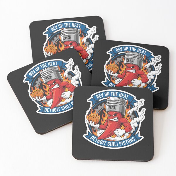 Item preview, DETROIT CHILI PISTONS designed and sold by MilikDesignsPro.