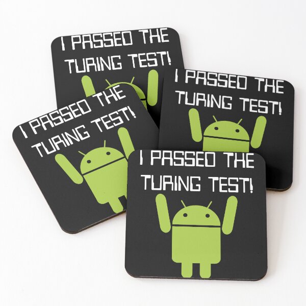 Item preview, Funny Nerdy I Passed The Turing Test Computer Science Teacher White Text designed and sold by MathWare MathClips.