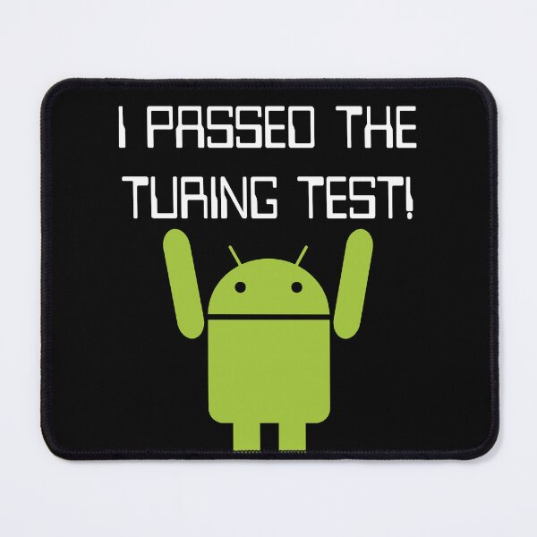 Item preview, Funny Nerdy I Passed The Turing Test Computer Science Teacher White Text designed and sold by MathWare MathClips.