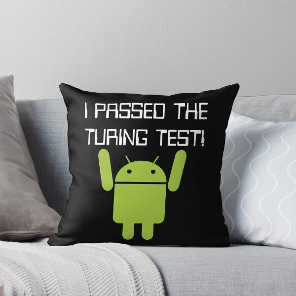 Item preview, Funny Nerdy I Passed The Turing Test Computer Science Teacher White Text designed and sold by MathWare MathClips.