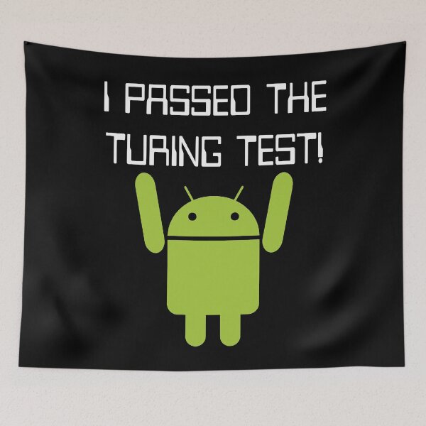 Item preview, Funny Nerdy I Passed The Turing Test Computer Science Teacher White Text designed and sold by MathWare MathClips.
