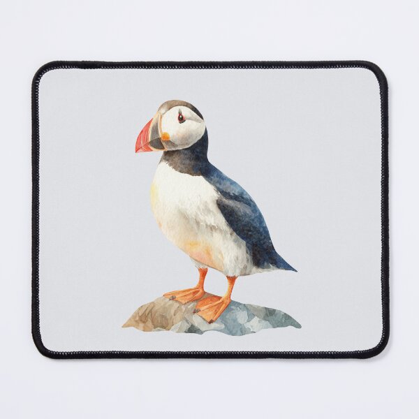 Item preview, Chubby Puffin on a Rock designed and sold by Violet Peonies.