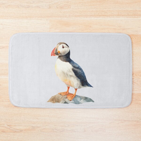Item preview, Chubby Puffin on a Rock designed and sold by Violet Peonies.