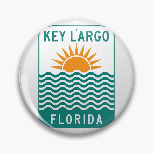 Item preview, Key Largo Florida - Beach Sign designed and sold by TheOldMittenIllustrated.