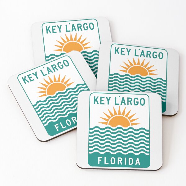 Item preview, Key Largo Florida - Beach Sign designed and sold by TheOldMittenIllustrated.