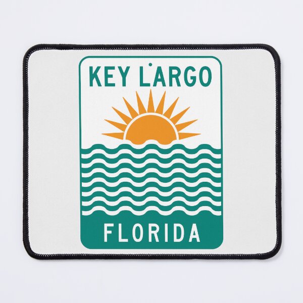 Item preview, Key Largo Florida - Beach Sign designed and sold by TheOldMittenIllustrated.