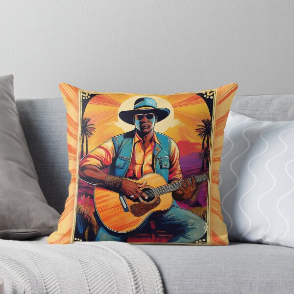 Item preview, Soulful Blues Guitar Poster – Retro Music Art with Vintage Rhythm Vibes designed and sold by oldrockerdudes.