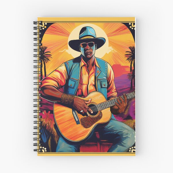 Item preview, Soulful Blues Guitar Poster – Retro Music Art with Vintage Rhythm Vibes designed and sold by oldrockerdudes.