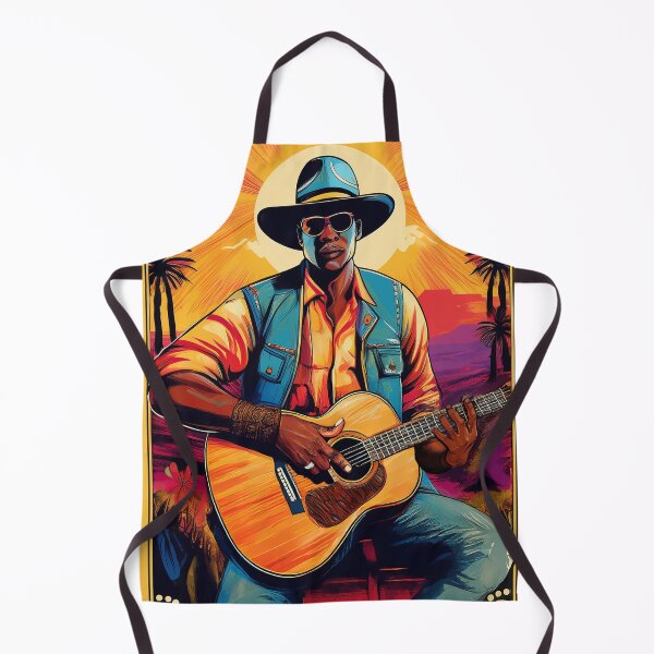 Item preview, Soulful Blues Guitar Poster – Retro Music Art with Vintage Rhythm Vibes designed and sold by oldrockerdudes.