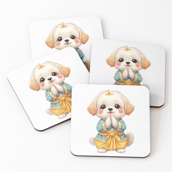 Item preview, Cute Maltipoo Thai New Year designed and sold by Kedspicedesign.