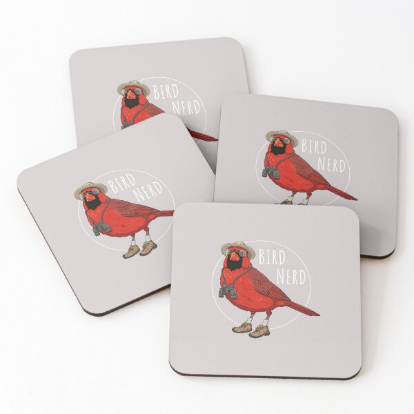 Item preview, Red Cardinal Bird Nerd Funny Watching Birding Lover Watcher designed and sold by MabelWells.