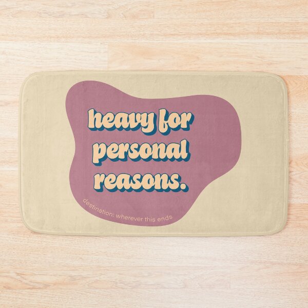 Item preview, Heavy for Personal Reasons – Sarcastic saying designed and sold by idgafstudio.ch.