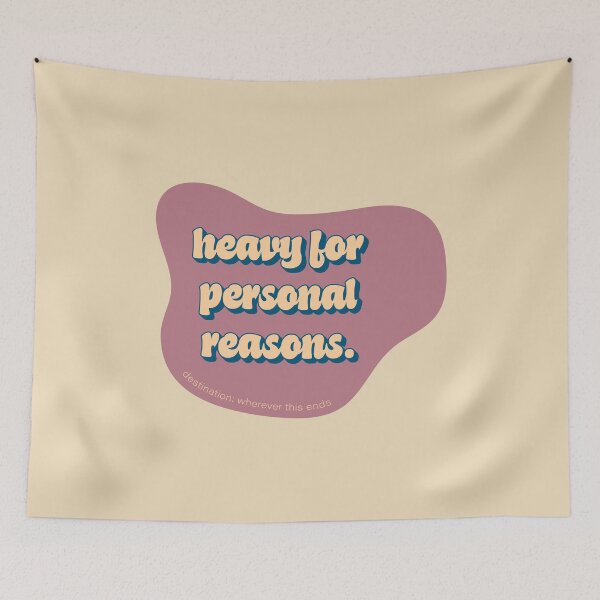 Item preview, Heavy for Personal Reasons – Sarcastic saying designed and sold by idgafstudio.ch.