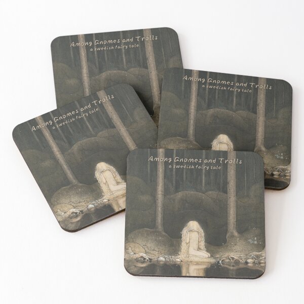 Item preview, Old fairy tale book illustration by John Bauer (Whit tittle) designed and sold by Filologica.