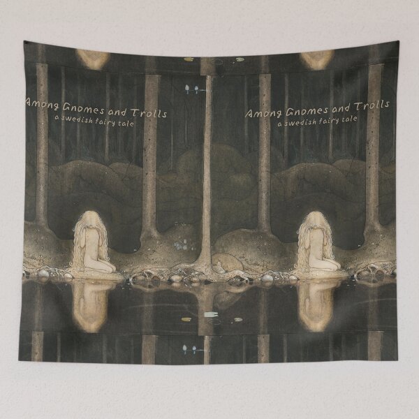 Item preview, Old fairy tale book illustration by John Bauer (Whit tittle) designed and sold by Filologica.