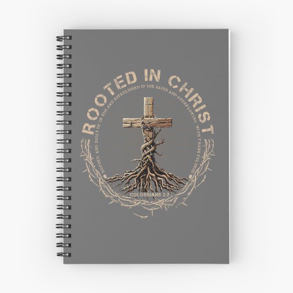 Item preview, Rooted in Christ Jesus Faith Cross Christian Religious designed and sold by KristineLi.
