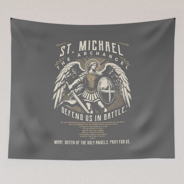 Item preview, Saint Michael The Archangel Prayer Catholic Christian Pastor  designed and sold by KristineLi.