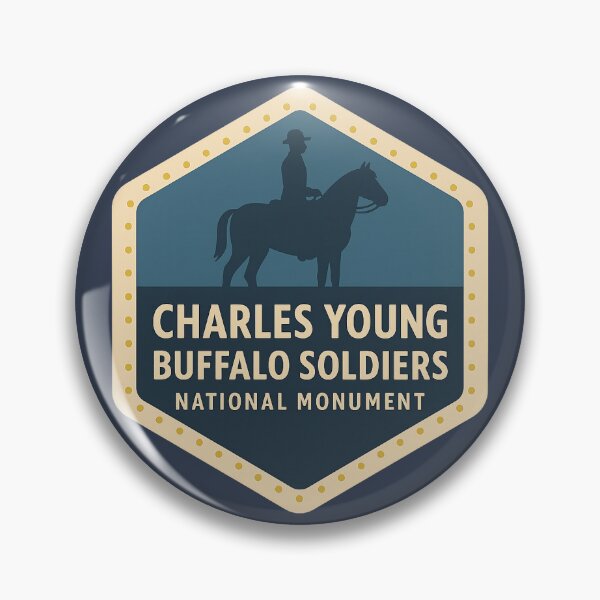 Item preview, Charles Young Buffalo Soldiers designed and sold by Broken Antler Designs .