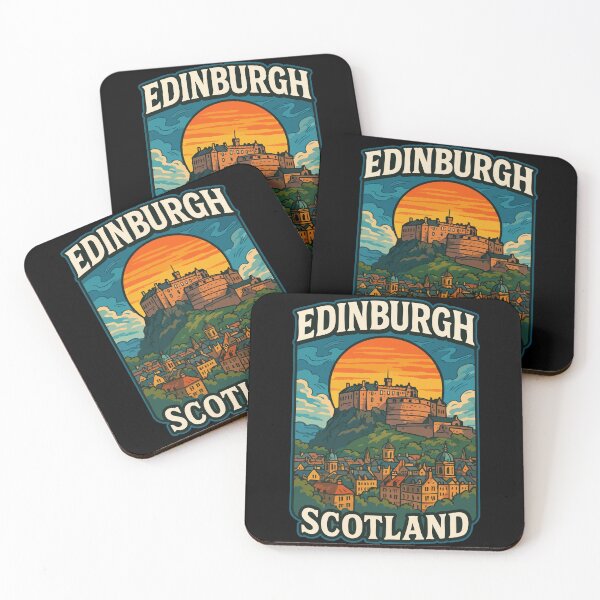 Item preview, Edinburgh Scotland Retro designed and sold by TomFrontierArt.