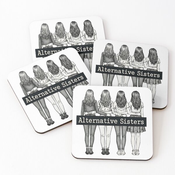 Item preview, Alternative Sisters – Indie Girls Friendship Illustration designed and sold by Senkov.