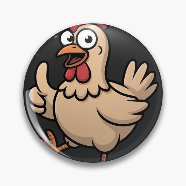 Item preview, Friendly Cartoon Chicken Giving a Thumbs Up designed and sold by Best-Designers.
