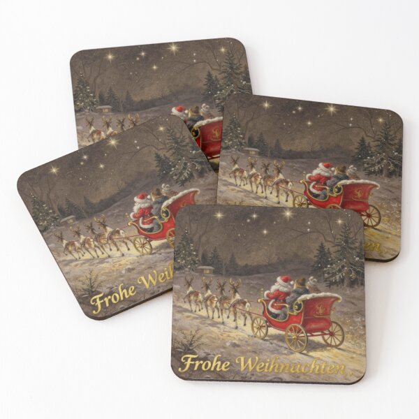 Item preview, Santa's Sleigh Ride through Winter Magic – Merry Christmas in Light and Snow designed and sold by FotoworldEdel.