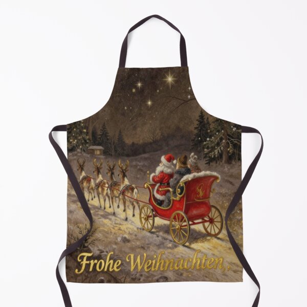 Item preview, Santa's Sleigh Ride through Winter Magic – Merry Christmas in Light and Snow designed and sold by FotoworldEdel.