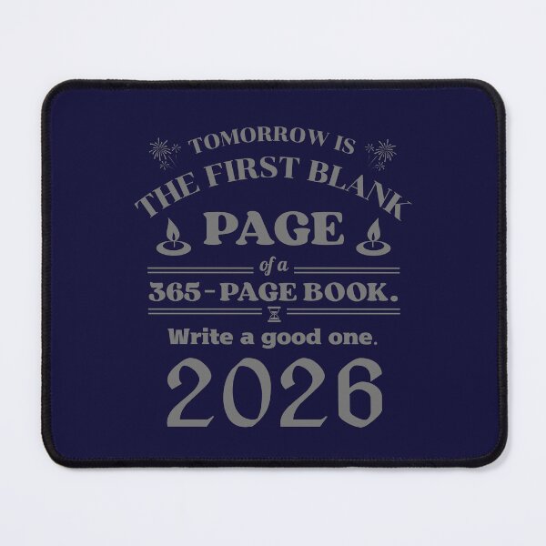 Item preview, Tomorrow Is the First Blank Page – Vintage New Year 2026 Quote Typography designed and sold by phiawdesign9.