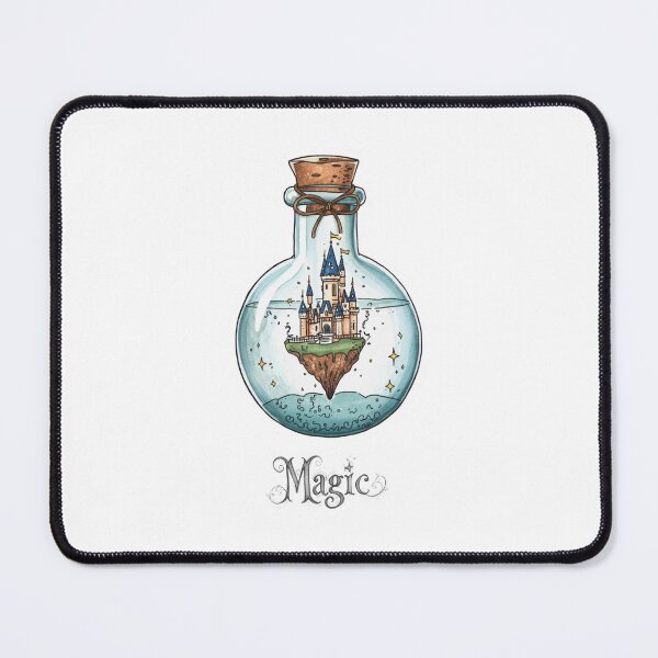 Item preview, Tiny Castle in a Bottle - Whimsical Fantasy Sticker designed and sold by GingyB.