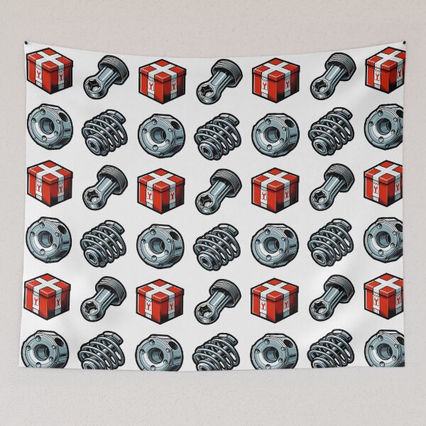 Item preview, Car Project Parts - Piston, Spring & Shipping Box designed and sold by GREENZ0NE.