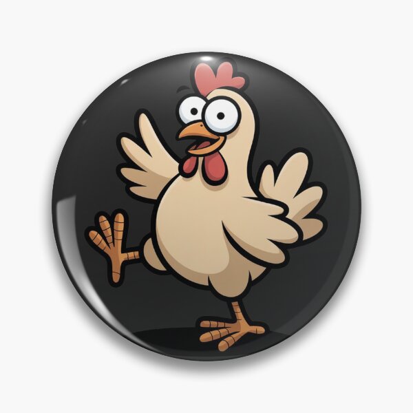 Item preview, Energetic Cartoon Chicken Dancing Playfully designed and sold by Best-Designers.
