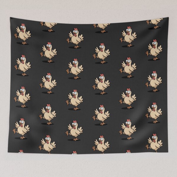 Item preview, Energetic Cartoon Chicken Dancing Playfully designed and sold by Best-Designers.
