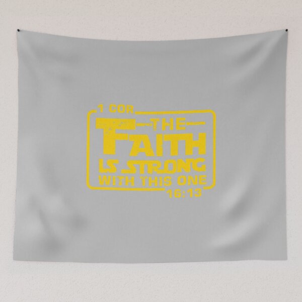Item preview, The Faith is Strong with This one Bible verse Christian Funny Religious designed and sold by mjohnson9.