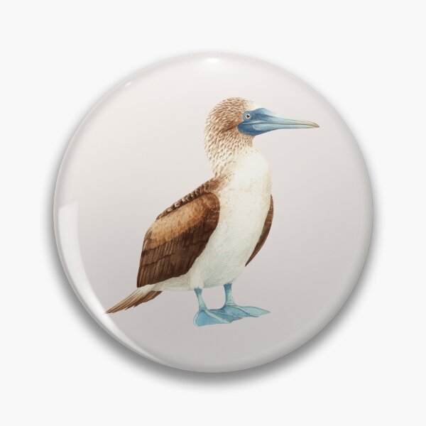 Item preview, Blue Footed Booby Bird designed and sold by Violet Peonies.