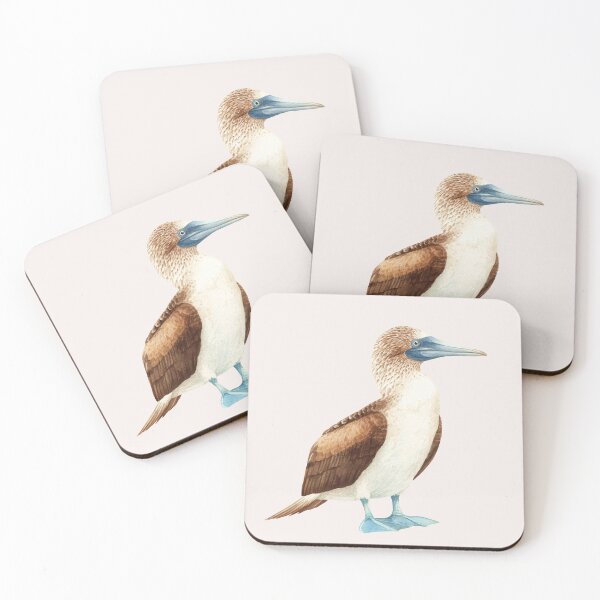 Item preview, Blue Footed Booby Bird designed and sold by Violet Peonies.