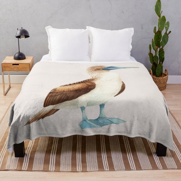 Item preview, Blue Footed Booby Bird designed and sold by Violet Peonies.
