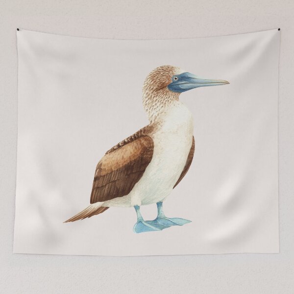 Item preview, Blue Footed Booby Bird designed and sold by Violet Peonies.
