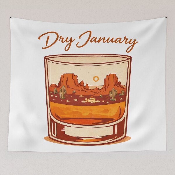 Item preview, Dry January Whiskey Desert designed and sold by gahteeriffico.