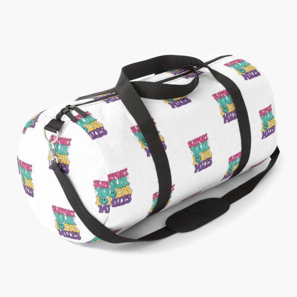 Item preview, Colorful Wavy Typography Support Your Local Milfs Aesthetic designed and sold by HBDStudio.