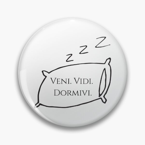 Item preview, Veni Vidi Dormivi Latin Quote Typography | Funny Home Decor Pillow designed and sold by photo-travel.