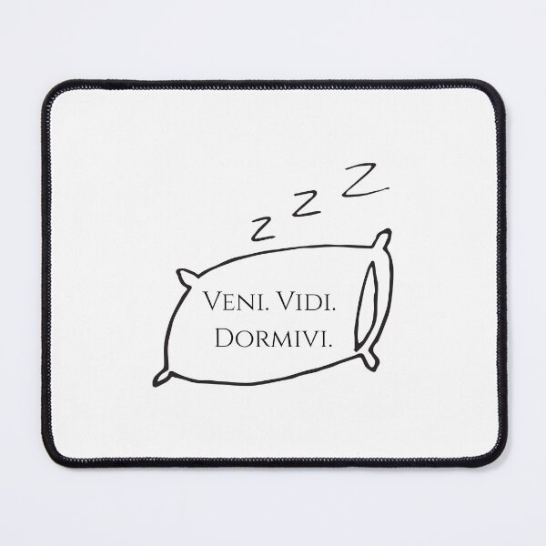 Item preview, Veni Vidi Dormivi Latin Quote Typography | Funny Home Decor Pillow designed and sold by photo-travel.