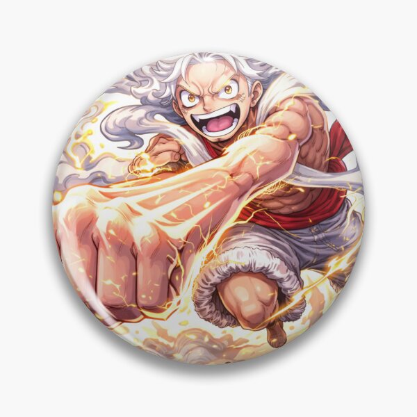 Item preview, **Luffy Gear Five Awakening Fury Sticker** designed and sold by Abhiman01.