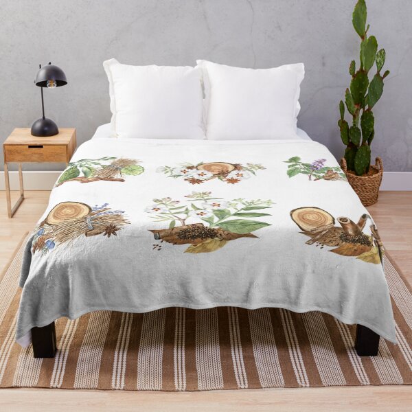 Item preview, Fragrant Plants Botanical Compositions designed and sold by Flowersforbear.