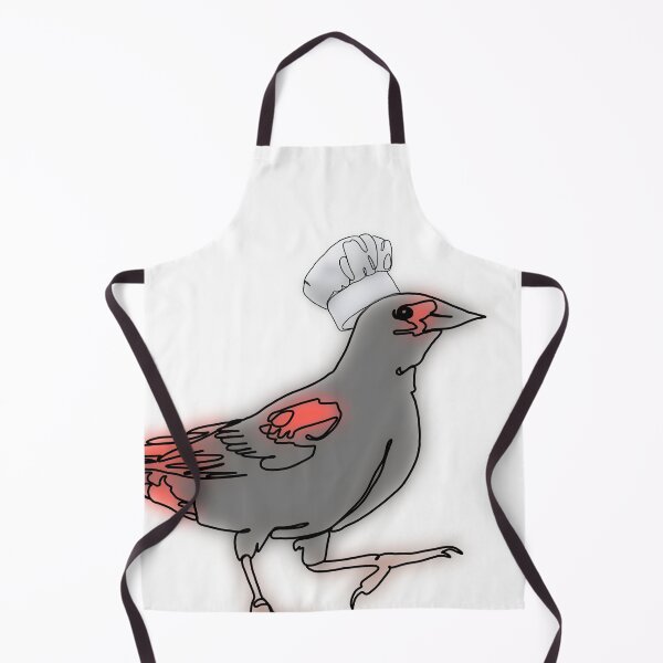 Item preview, Ruby the RedWinged Blackbird chef Hat Bird – animalzinhats designed and sold by Ashley’sAnimalz.