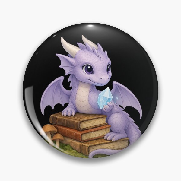 Item preview, Lavender Baby Dragon with Crystal designed and sold by Hatchling Hollow.