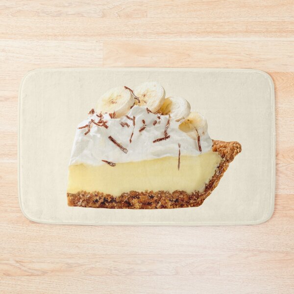 Item preview, Slice of Banana Cream Pie With Whipped Cream and Chocolate Shavings designed and sold by Violet Peonies.