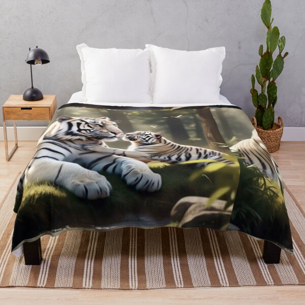 Item preview, White Tiger Bond – Artistic Illustration designed and sold by TreatLLC.