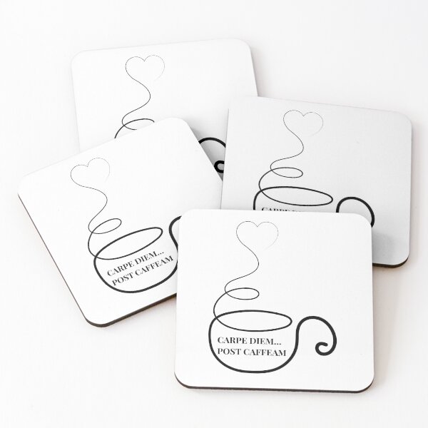 Item preview, Carpe Diem Post Caffeam Latin Quote | Funny Coffee Typography Design designed and sold by photo-travel.